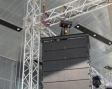 38A line array na visećoj konstrukciji